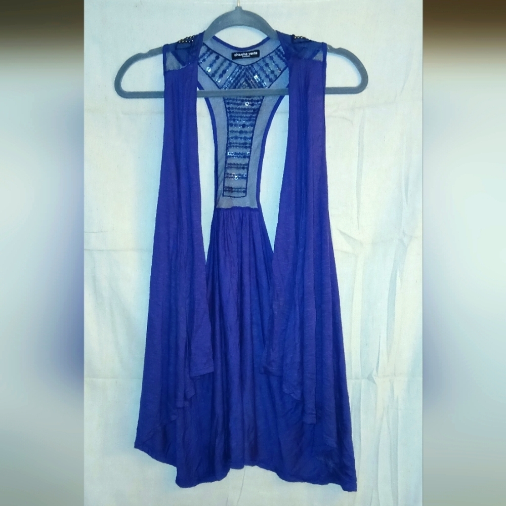 Cha Cha Vente Embellished Flowy Vest - Picture 3 of 10